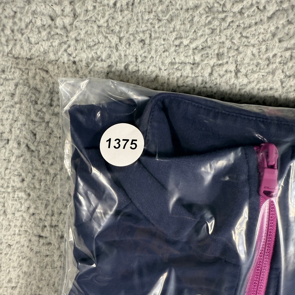 RLX Ralph Lauren Golf Vest Women's Small Full-Zip Blue Pink Pockets Jacket - Picture 9 of 9
